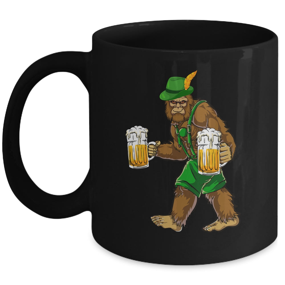 Bigfoot Lederhosen Funny Oktoberfest Men Prost Beer Mug Mug | siriusteestore