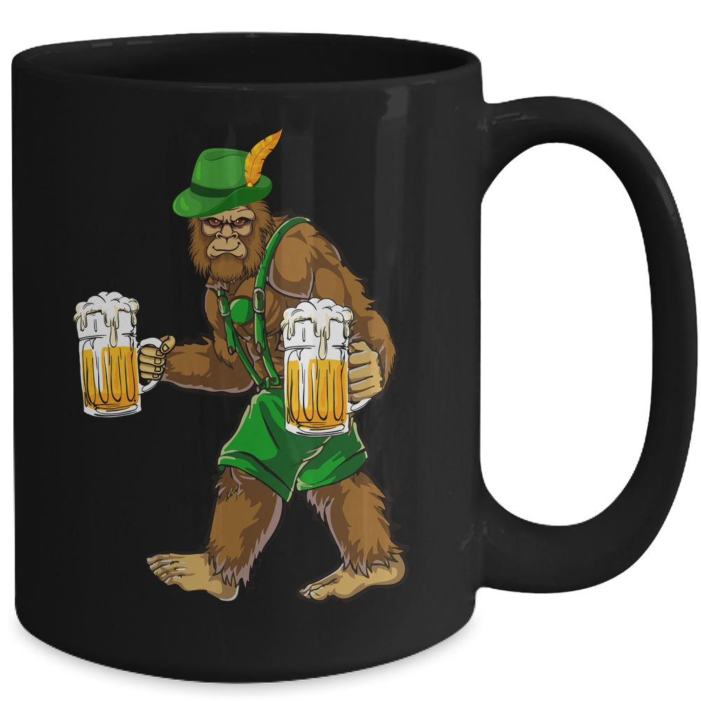 Bigfoot Lederhosen Funny Oktoberfest Men Prost Beer Mug Mug | siriusteestore
