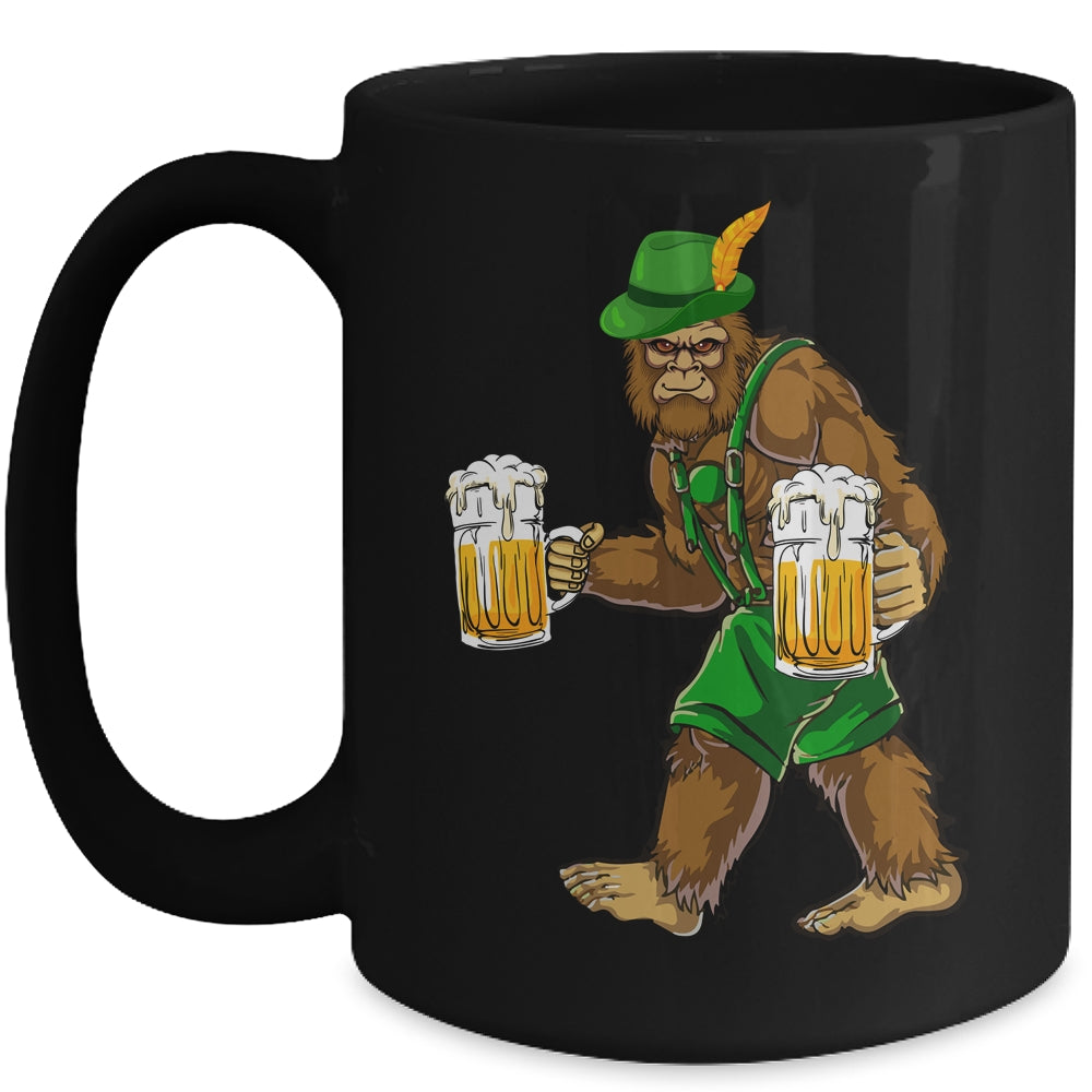 Bigfoot Lederhosen Funny Oktoberfest Men Prost Beer Mug Mug | siriusteestore