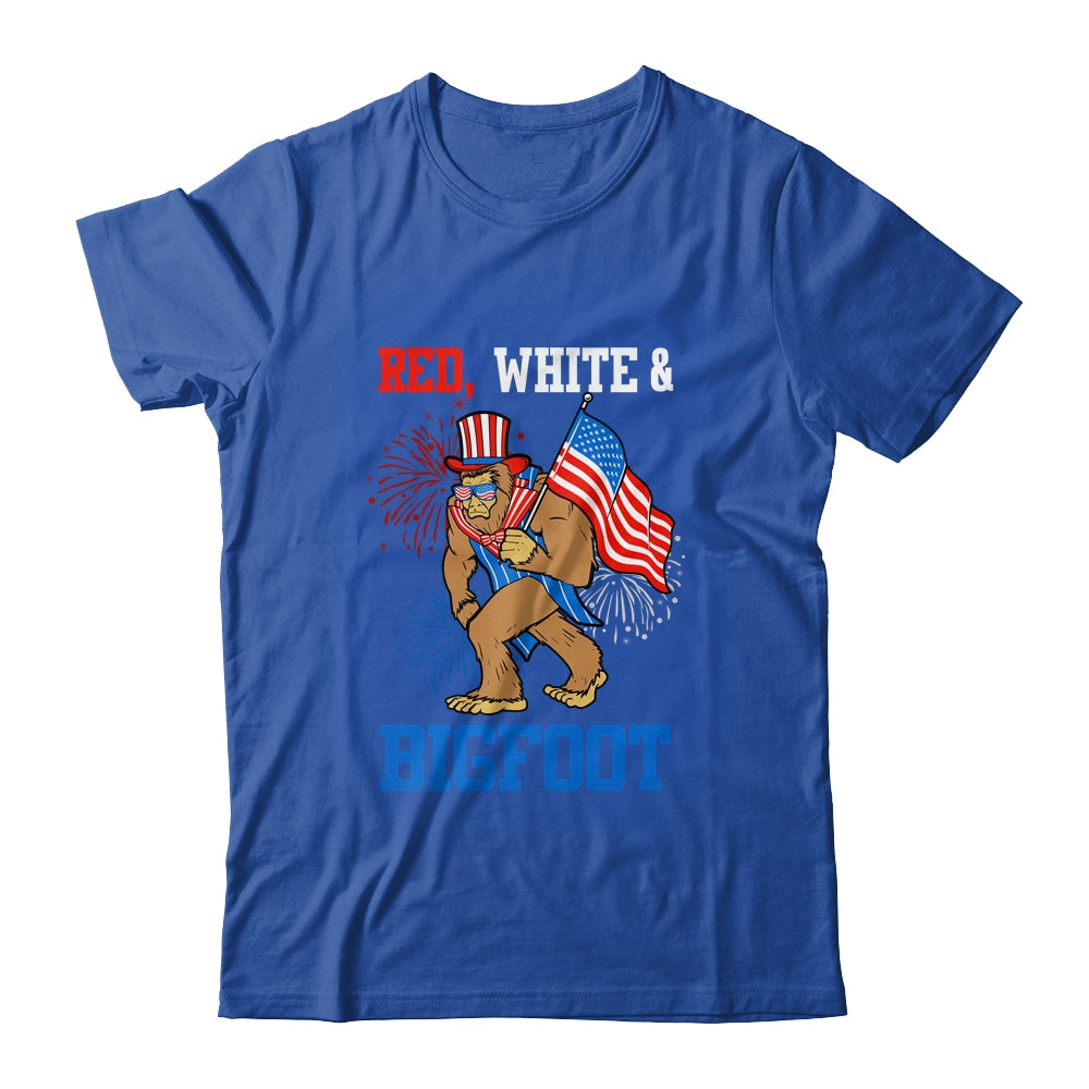 Bigfoot Patriotic 4th Of July Fireworks America Sasquatch Shirt & Hoodie | siriusteestore
