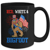 Bigfoot Patriotic 4th Of July Fireworks America Sasquatch Mug | siriusteestore