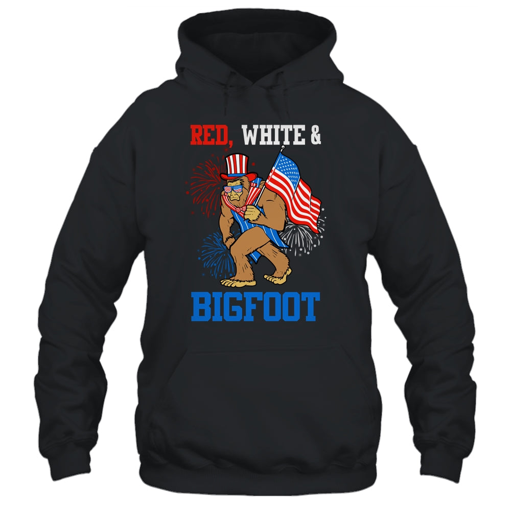 Bigfoot Patriotic 4th Of July Fireworks America Sasquatch Shirt & Hoodie | siriusteestore