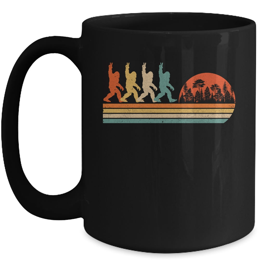 Bigfoot Retro Vintage 70s 80s Sasquatch Lovers Men Women Mug | siriusteestore