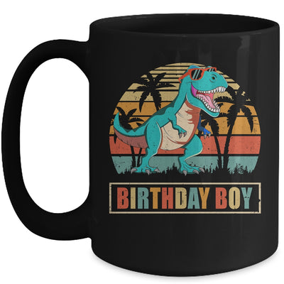Birthday Boy Dino T Rex Dinosaur Boys Kids Matching Family Mug | siriusteestore