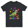Birthday Boy Dino T Rex Dinosaur Boys Matching Family Youth Shirt | siriusteestore