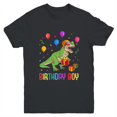 Birthday Boy Dino T Rex Dinosaur Boys Matching Family Youth Shirt | siriusteestore