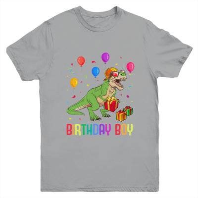 Birthday Boy Dino T Rex Dinosaur Boys Matching Family Youth Shirt | siriusteestore