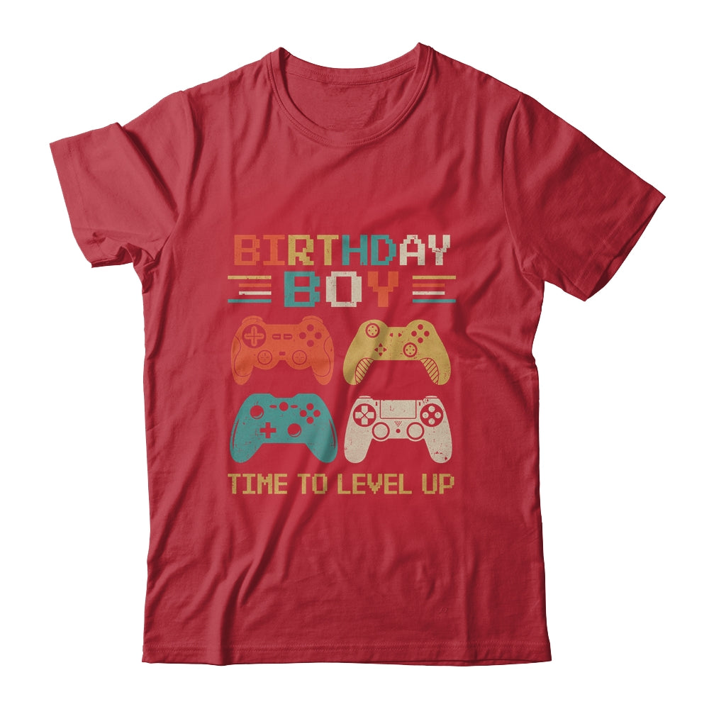 Birthday Boy Time To Level Up Video Game Shirt & Hoodie | siriusteestore