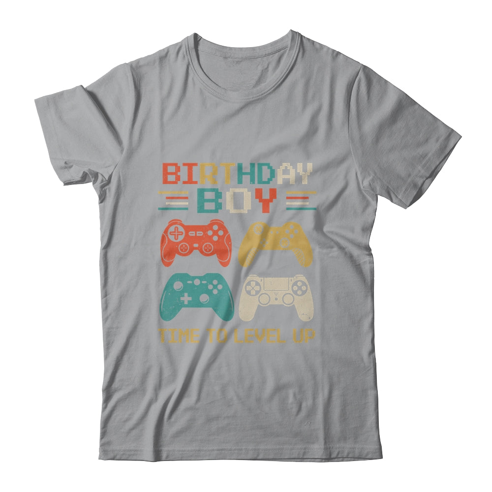 Birthday Boy Time To Level Up Video Game Shirt & Hoodie | siriusteestore