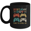 Birthday Boy Time To Level Up Video Game Mug | siriusteestore
