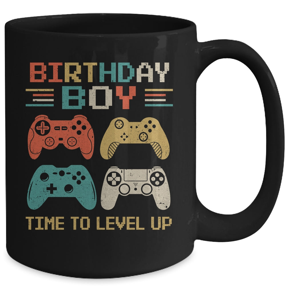 Birthday Boy Time To Level Up Video Game Mug | siriusteestore