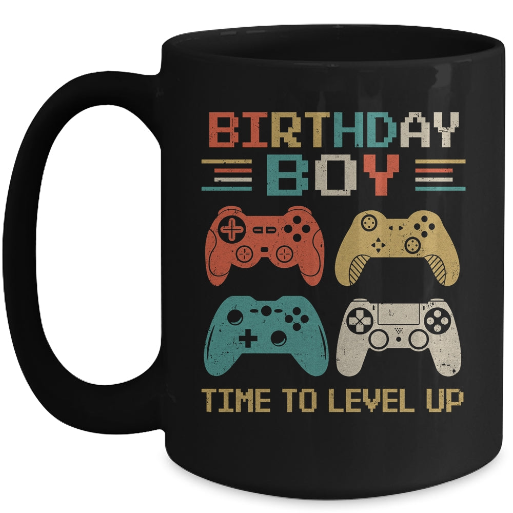 Birthday Boy Time To Level Up Video Game Mug | siriusteestore