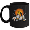 Black Cats In Ghost Costume Cute Women And Men Halloween Mug | siriusteestore