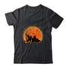 Black Cats Moon Pumpkin Funny Halloween Horror Gifts Shirt & Sweatshirt | siriusteestore