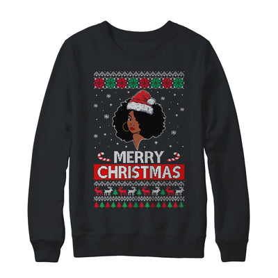 Black Girl Ugly Merry Christmas African American Woman Shirt & Sweatshirt | siriusteestore