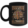 Black History Month Education Is Freedom Teacher Women Mug | siriusteestore