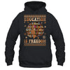 Black History Month Education Is Freedom Teacher Women Shirt & Hoodie | siriusteestore
