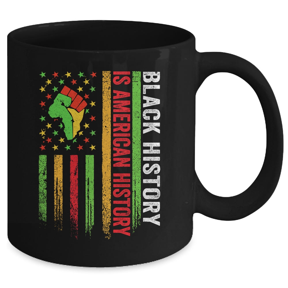 Black History Month Flag African American Men Women Mug | siriusteestore