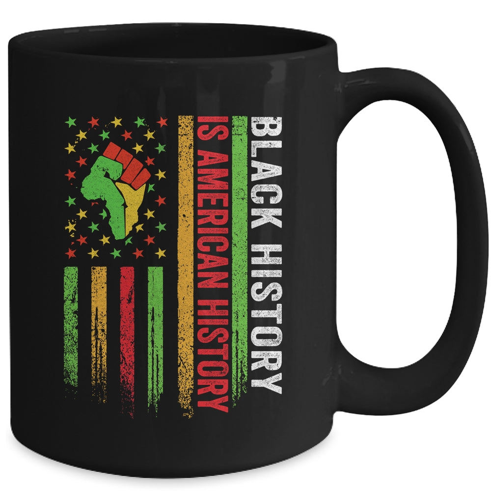 Black History Month Flag African American Men Women Mug | siriusteestore