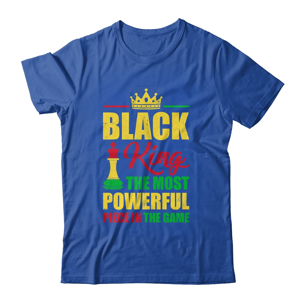 Black King The Most Powerful Piece In The Game Black Pride Shirt & Hoodie | siriusteestore