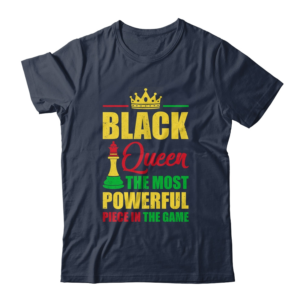 Black Queen The Most Powerful Piece In The Game Black Pride Shirt & Tank Top | siriusteestore