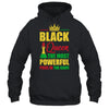 Black Queen The Most Powerful Piece In The Game Black Pride Shirt & Tank Top | siriusteestore