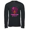 Black Women Queen Stronger Than Breast Cancer Pink Ribbon Shirt & Hoodie | siriusteestore