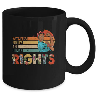 Black Women's Rights Are Human Rights Protect Feminism Mug | siriusteestore