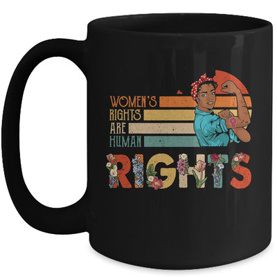 Black Women's Rights Are Human Rights Protect Feminism Mug | siriusteestore
