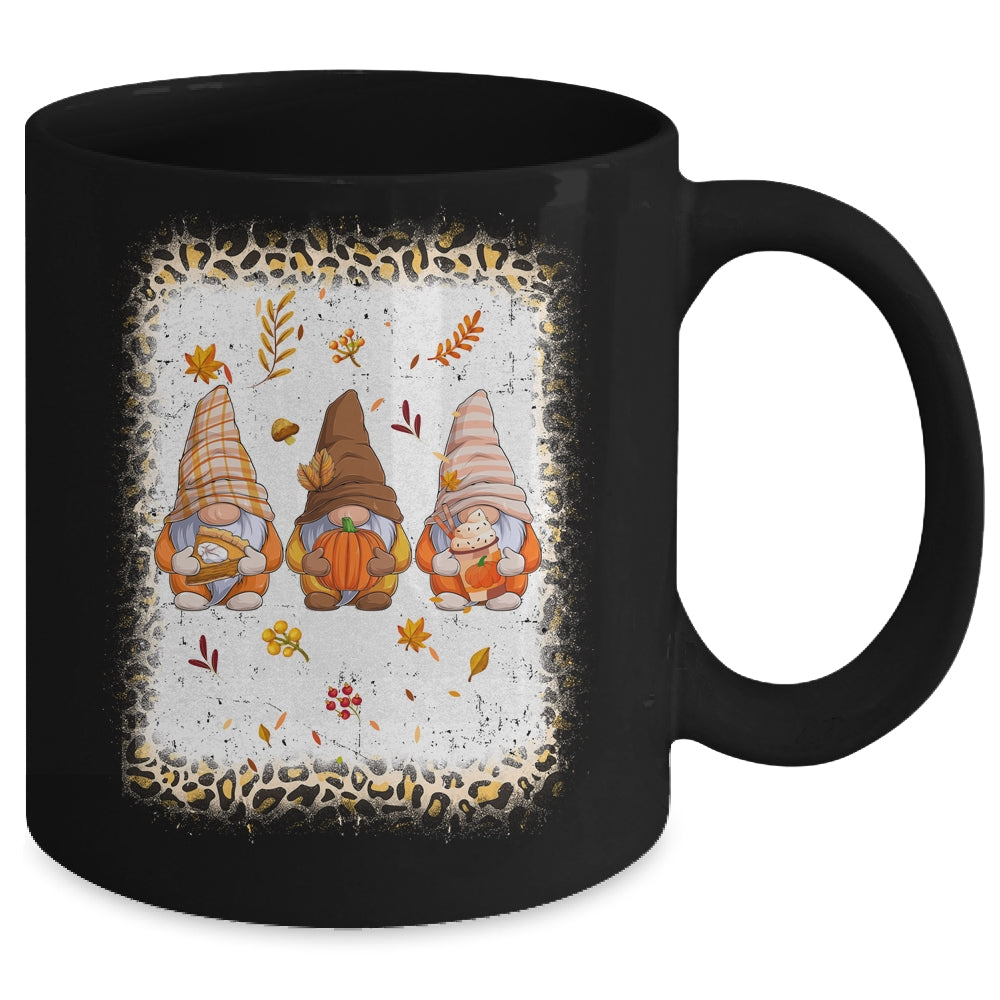 Bleached Happy Fall Yall Gnome Pumpkin Autumn Thanksgiving Mug | siriusteestore