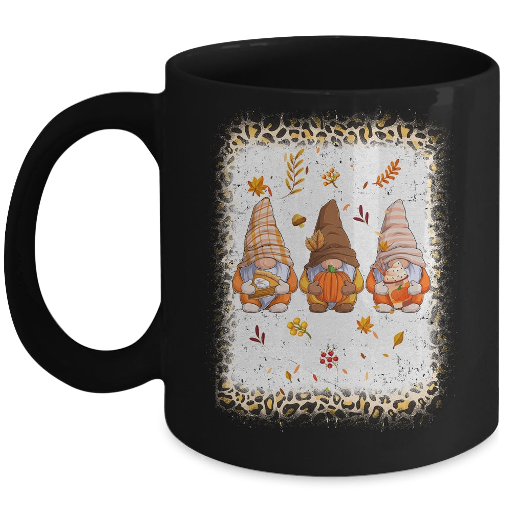 Bleached Happy Fall Yall Gnome Pumpkin Autumn Thanksgiving Mug | siriusteestore