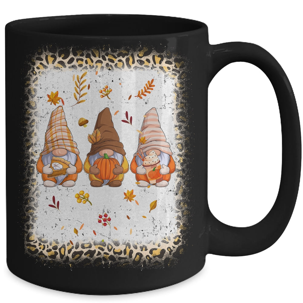 Bleached Happy Fall Yall Gnome Pumpkin Autumn Thanksgiving Mug | siriusteestore