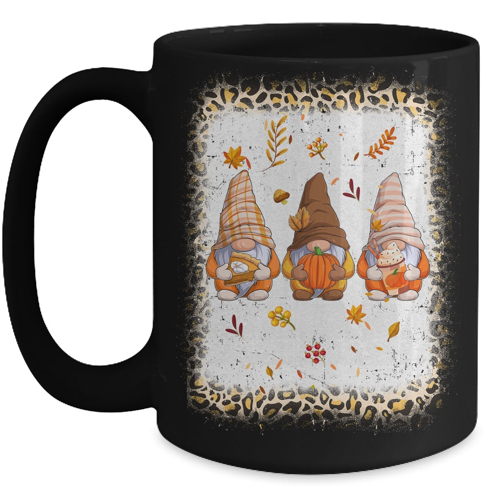 Bleached Happy Fall Yall Gnome Pumpkin Autumn Thanksgiving Mug | siriusteestore