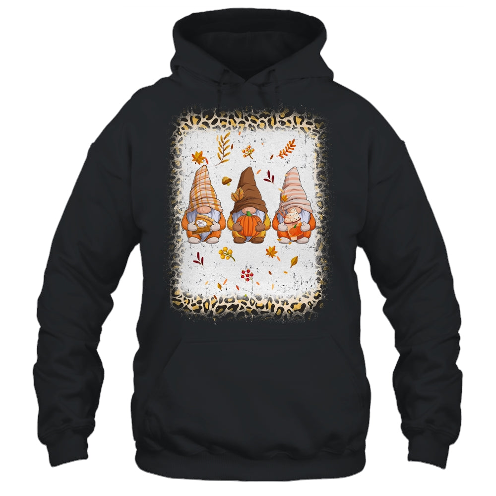 Bleached Happy Fall Yall Gnome Pumpkin Autumn Thanksgiving Shirt & Hoodie | siriusteestore