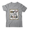 Bleached Leopard Baseball Mom My Heart Is On That Field Shirt & Tank Top | siriusteestore