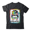Bleached Messy Bun Mom Life Tie Dye Mother's Day Shirt & Tank Top | siriusteestore