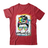 Bleached Messy Bun Mom Life Tie Dye Mother's Day Shirt & Tank Top | siriusteestore