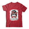 Bleached Soccer Mom Life Messy Bun Soccer Player Mom Shirt & Tank Top | siriusteestore