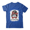 Bleached Soccer Mom Life Messy Bun Soccer Player Mom Shirt & Tank Top | siriusteestore