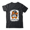 Bleached Softball Mom Life Messy Bun Softball Player Mom Shirt & Tank Top | siriusteestore