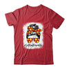 Bleached Softball Mom Life Messy Bun Softball Player Mom Shirt & Tank Top | siriusteestore