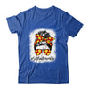Bleached Softball Mom Life Messy Bun Softball Player Mom Shirt & Tank Top | siriusteestore