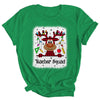 Bleached Teacher Squad Reindeer Funny Teacher Christmas Xmas Shirt & Sweatshirt | siriusteestore