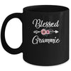 Blessed Grammie Heart Decoration Grammie For Mothers Day Mug | siriusteestore