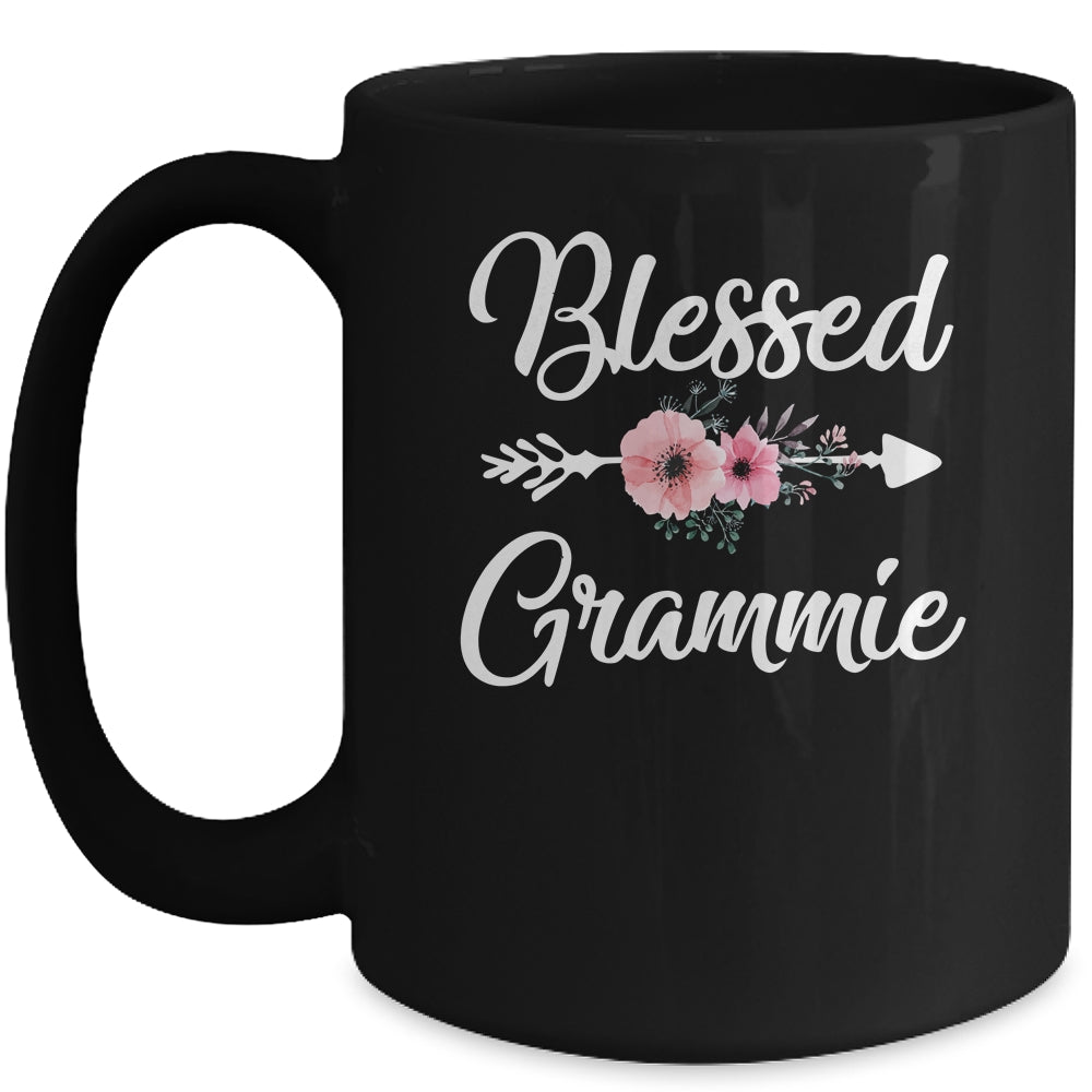 Blessed Grammie Heart Decoration Grammie For Mothers Day Mug | siriusteestore