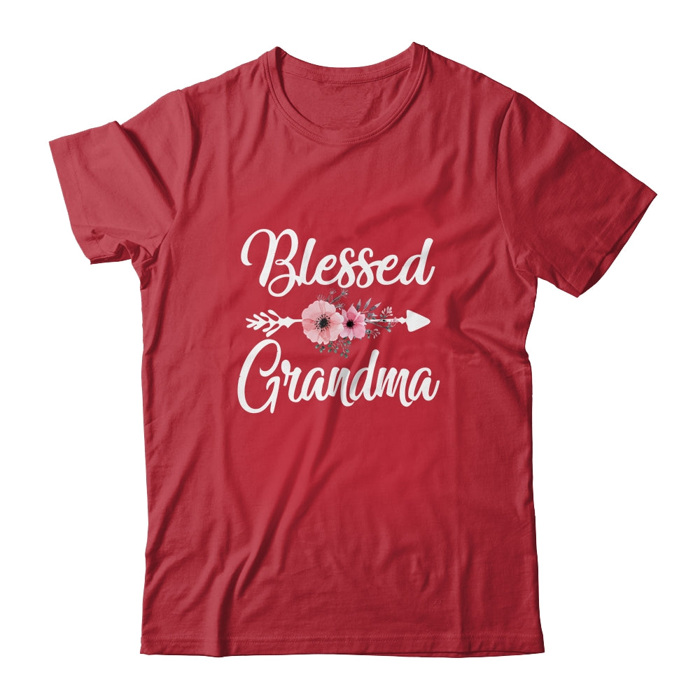 Blessed Grandma Heart Decoration Grandma For Mothers Day Shirt & Tank Top | siriusteestore