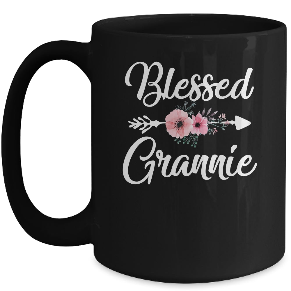 Blessed Grannie Heart Decoration Grannie For Mothers Day Mug | siriusteestore