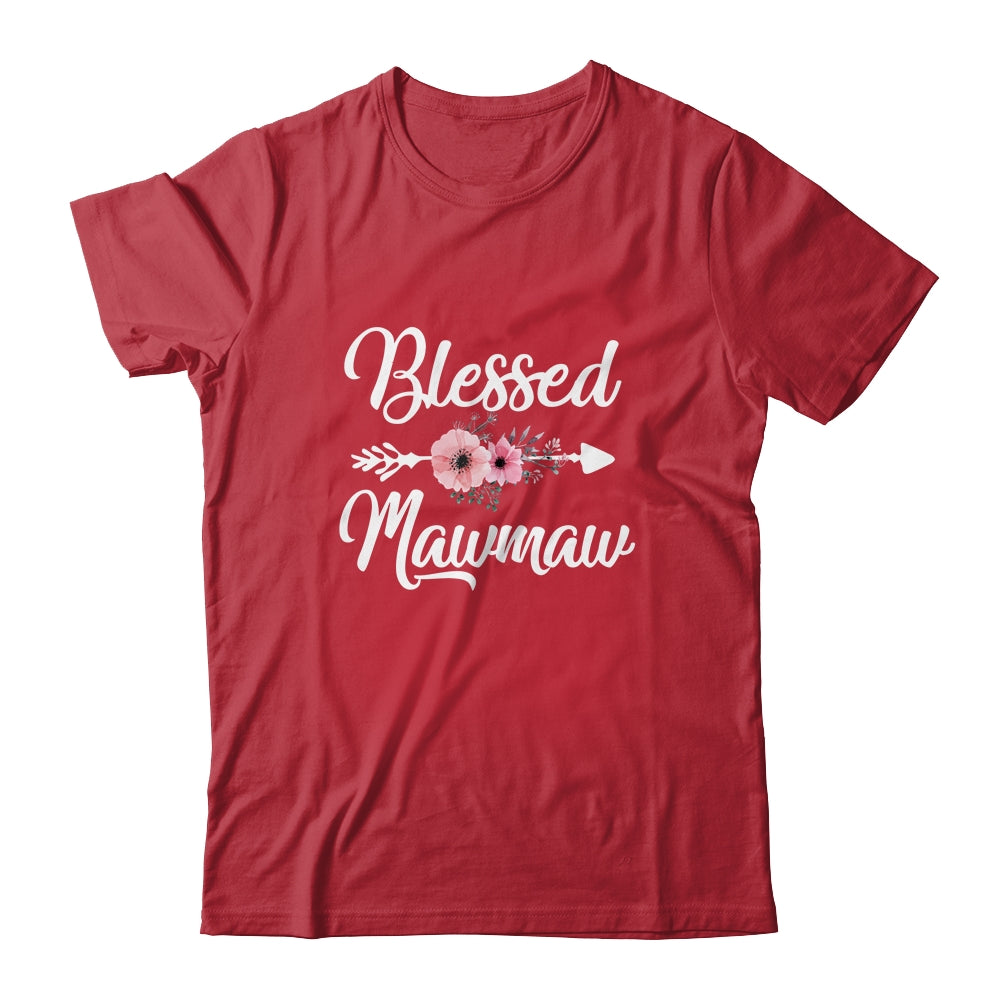 Blessed Mawmaw Heart Decoration Mawmaw For Mothers Day Shirt & Tank Top | siriusteestore