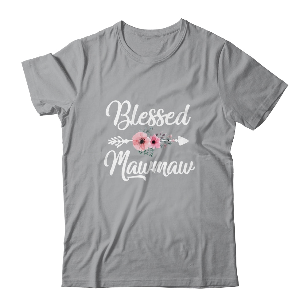 Blessed Mawmaw Heart Decoration Mawmaw For Mothers Day Shirt & Tank Top | siriusteestore