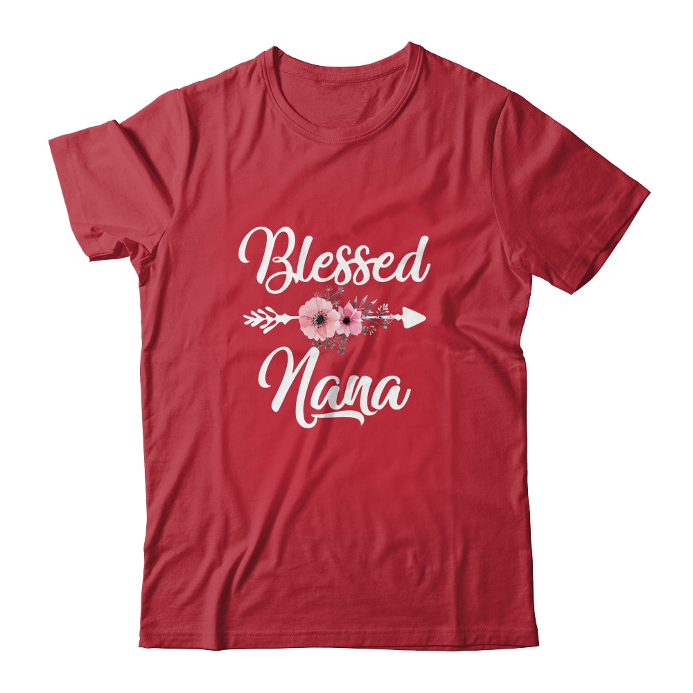 Blessed Nana Heart Decoration Nana For Mothers Day Shirt & Tank Top | siriusteestore